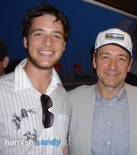 Hamish and Kevin Spacey